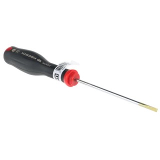 Facom Standard Slotted Screwdriver 0.6mm Tip Thickness, 100 mm Blade, 203 mm Overall Length AT3.5X100