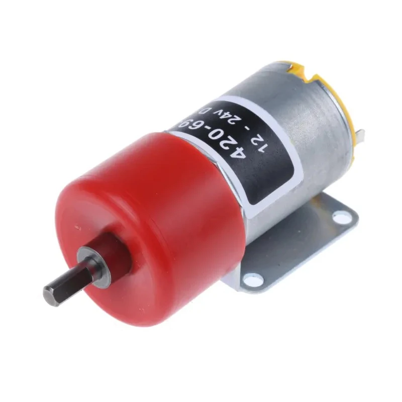 RS PRO Brushed Geared DC Geared Motor 12V dc 1.3W 27 RPM 12 Ncm Torque 4mm Shaft Diameter 420-693