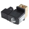 Burkert Solenoid Valve, 3 Port, Normally Closed, Brass Body, 110V AC, 2mm Orifice Diameter 126139