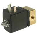 Burkert Solenoid Valve 3 Port Normally Closed Brass Body 110V AC 2mm Orifice 6014 Series 125335