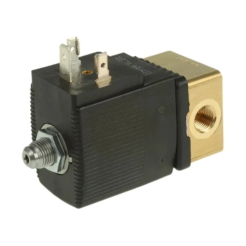 Burkert Solenoid Valve 3 Port Normally Closed Brass Body 110V AC 2mm Orifice 6014 Series 125335
