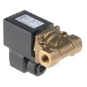 Burkert Solenoid Valve 2 Port NC Brass Body 24V DC 1/4 in G Threaded 4mm Orifice 058796