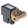 Burkert Solenoid Valve 2 Port NC Brass Body 24V DC 1/4 in G Threaded 4mm Orifice 058796