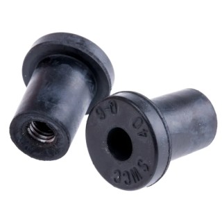 Fabreeka Anti-Vibration Mount Neoprene Material 6.30mm Bore Diameter 18mm Outside Diameter FLEX LOC Q6