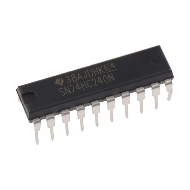 Texas Instruments 8-Channel Buffer & Line Driver, 3 State, Inverting, 20-Pin PDIP SN74HC240N