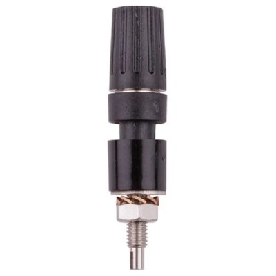 NEUTRAL 15A Binding Post with Brass Contacts Nickel Plated 2mm Hole Diameter 18mm Height 23.0290-21