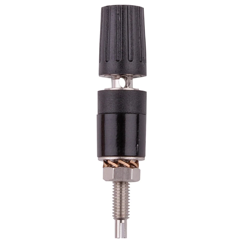 NEUTRAL 15A Binding Post with Brass Contacts Nickel Plated 2mm Hole Diameter 18mm Height 23.0290-21