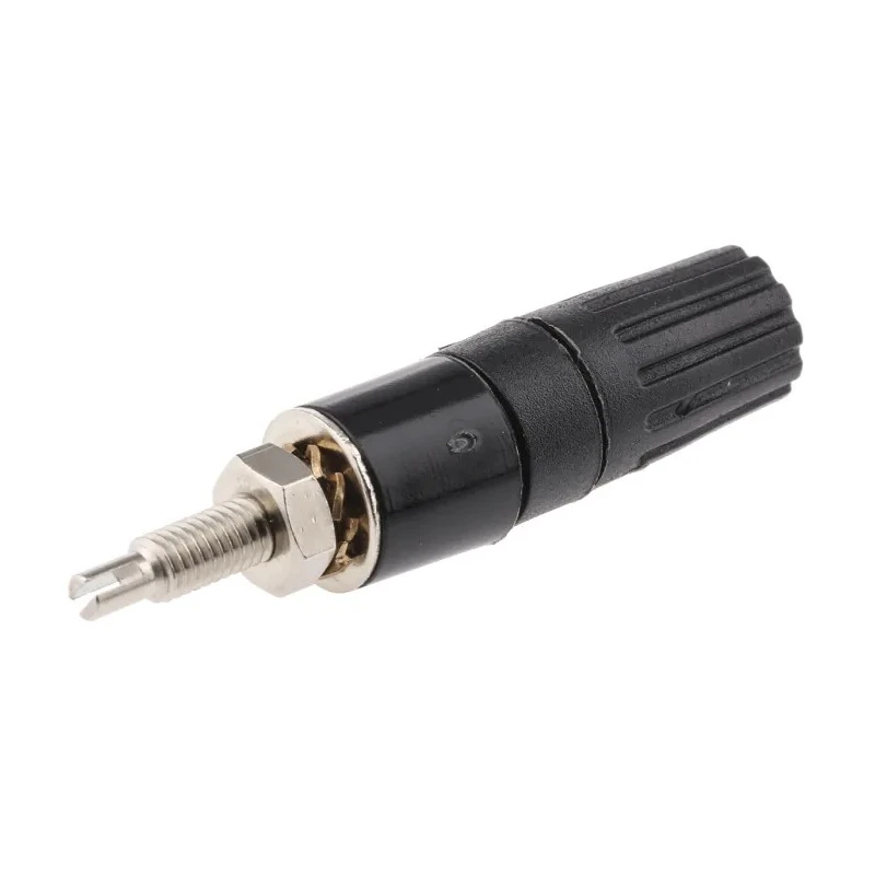 NEUTRAL 15A Binding Post with Brass Contacts Nickel Plated 2mm Hole Diameter 18mm Height 23.0290-21