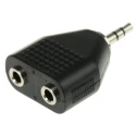RS PRO Audio Male 3.5 mm Stereo Straight AV Adapter 37.8mm Length 392-570