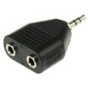 RS PRO Audio Male 3.5 mm Stereo Straight AV Adapter 37.8mm Length 392-570