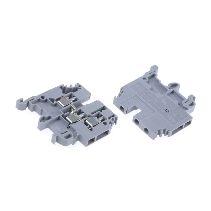 Entrelec SNA Series DIN Rail Terminal Block Grey, 4mm² Cable CSA, 1-Level, Screw Termination, 32A, 800V AC 1SNA115468R2000