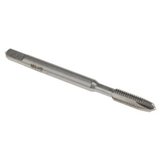 RS PRO Precision HSS Metric Spiral Point Machine Threading Tap, M4 Thread Size, 0.7mm Pitch, 53mm Length, Blue 455-895