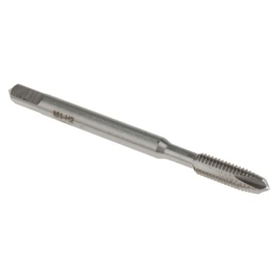 RS PRO Precision HSS Metric Spiral Point Machine Threading Tap, M4 Thread Size, 0.7mm Pitch, 53mm Length, Blue 455-895