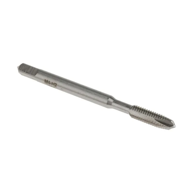 RS PRO Precision HSS Metric Spiral Point Machine Threading Tap, M4 Thread Size, 0.7mm Pitch, 53mm Length, Blue 455-895
