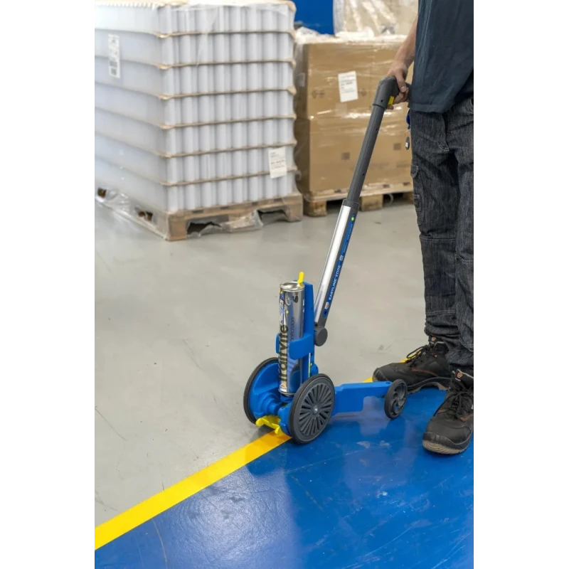 Rocol Easyline Edge® spray marking paint Line Marking Trolley 47012, Battery Powered, Blue Colour, Kit, China