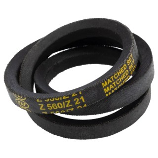 RS PRO Drive Belt Classical Belt Z Section 10 mm Width 6 mm Height 568 mm Outside Length, 530 mm Inside Length 471-809