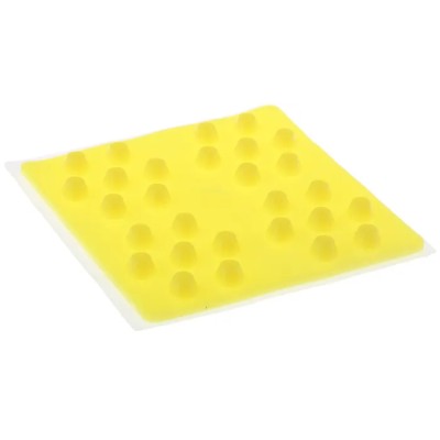 Taica 100mm Silicone Anti-Vibration Damping Pad SN-2, Load 2 kg, Thickness 7 mm, Temperature Range -40 °C to 200 °C SN-2