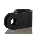 HellermannTyton Black Polyamide P-Clip with 8 mm Closed Inside Diameter and 4.2 mm Mounting Hole 211-60003 H4P-PA66HS-BK