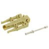 Weidmüller WTA Series Black Polyamide 66 Test Adapter for Terminal Block 1051260000