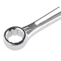 Facom Combination Spanner 11 mm, 155mm Overall Satin Chrome Finish 12-Point 15° Offset Head 440.11