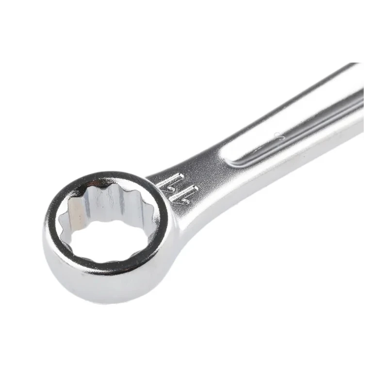 Facom Combination Spanner 11 mm, 155mm Overall Satin Chrome Finish 12-Point 15° Offset Head 440.11