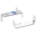 RS PRO Natural Aluminium Self-Adhesive Open Arm Cable Clip 33 mm Length 9.8 mm Width 9.8 mm 475-182