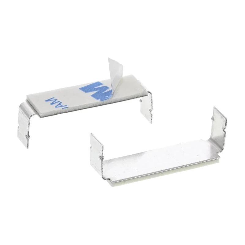 RS PRO Natural Aluminium Self-Adhesive Open Arm Cable Clip 33 mm Length 9.8 mm Width 9.8 mm 475-182