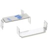 RS PRO Natural Aluminium Self-Adhesive Open Arm Cable Clip 33 mm Length 9.8 mm Width 9.8 mm 475-182