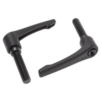 RS PRO Clamping Lever, M12 Thread Size x 50 mm Thread Insert Length, Fibreglass Reinforced Nylon Handle, Steel 478-371