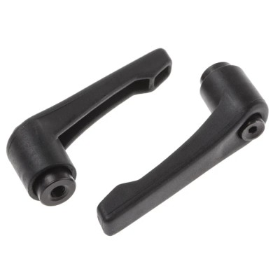 RS PRO Steel Clamping Lever M6 x 10 mm Fibreglass Reinforced Nylon Handle Black 478-517