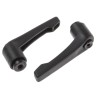 RS PRO Steel Clamping Lever M6 x 10 mm Fibreglass Reinforced Nylon Handle Black 478-517