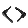RS PRO Stainless Steel Clamping Lever, M10 x 50 mm, Black Die Cast Zinc Handle, Steel Shaft 478-876