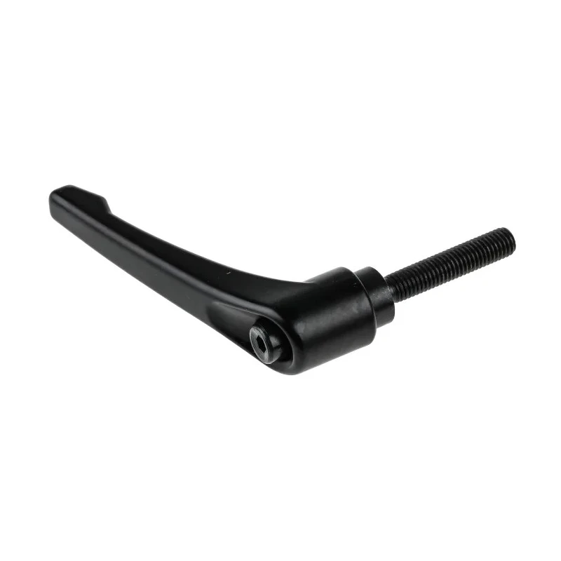RS PRO Stainless Steel Clamping Lever, M10 x 50 mm, Black Die Cast Zinc Handle, Steel Shaft 478-876