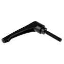 RS PRO Stainless Steel Clamping Lever, M10 x 50 mm, Black Die Cast Zinc Handle, Steel Shaft 478-876