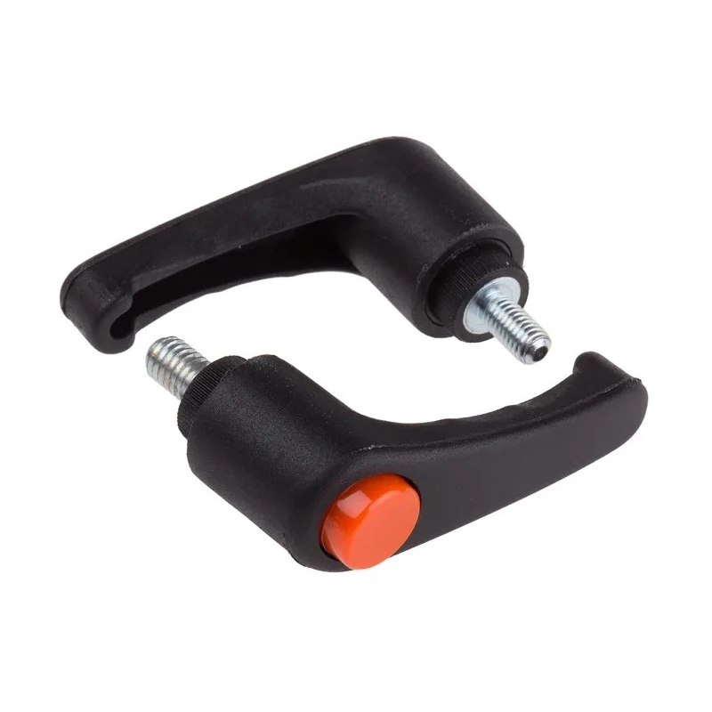 RS PRO Heavy-Duty Diecast Zinc Clamping Lever with Steel Thread, Thermoplastic Handle, M6 x 10 mm 478-696