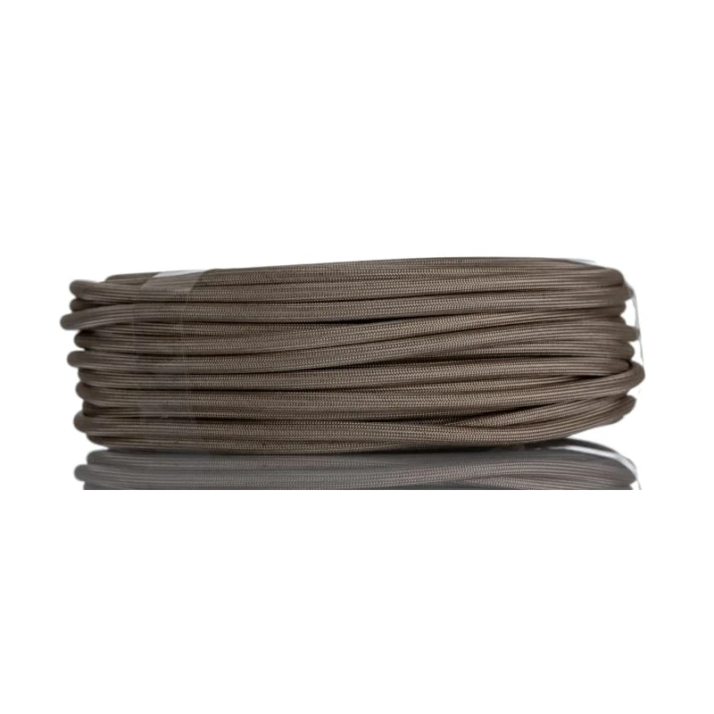 HellermannTyton Braided Fibreglass Natural Cable Sleeve 25m Length 4mm Diameter GSS4.0