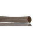 HellermannTyton Braided Fibreglass Natural Cable Sleeve 25m Length 4mm Diameter GSS4.0