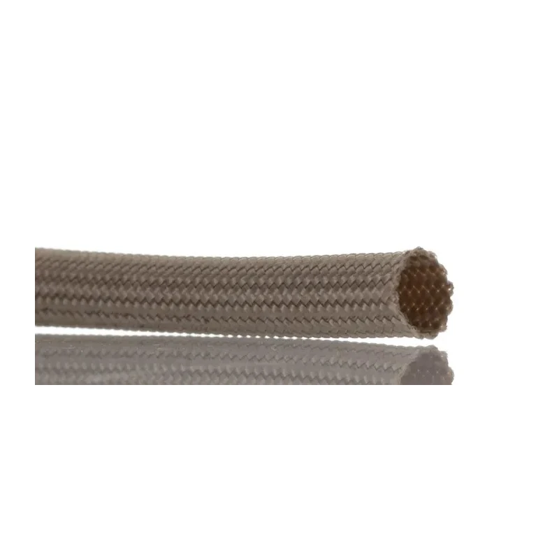 HellermannTyton Braided Fibreglass Natural Cable Sleeve 25m Length 4mm Diameter GSS4.0