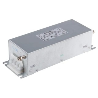 TDK 3 Phase Flange EMC Power Line Filter 16 A 520V AC 50Hz 60Hz Screw Termination B84144A0016R120