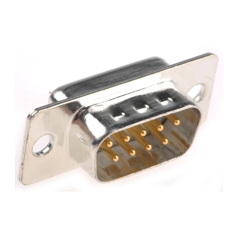 RS PRO 9 Way Straight 2.74 mm Pitch Panel Mount D-Sub Connector Male 473-880