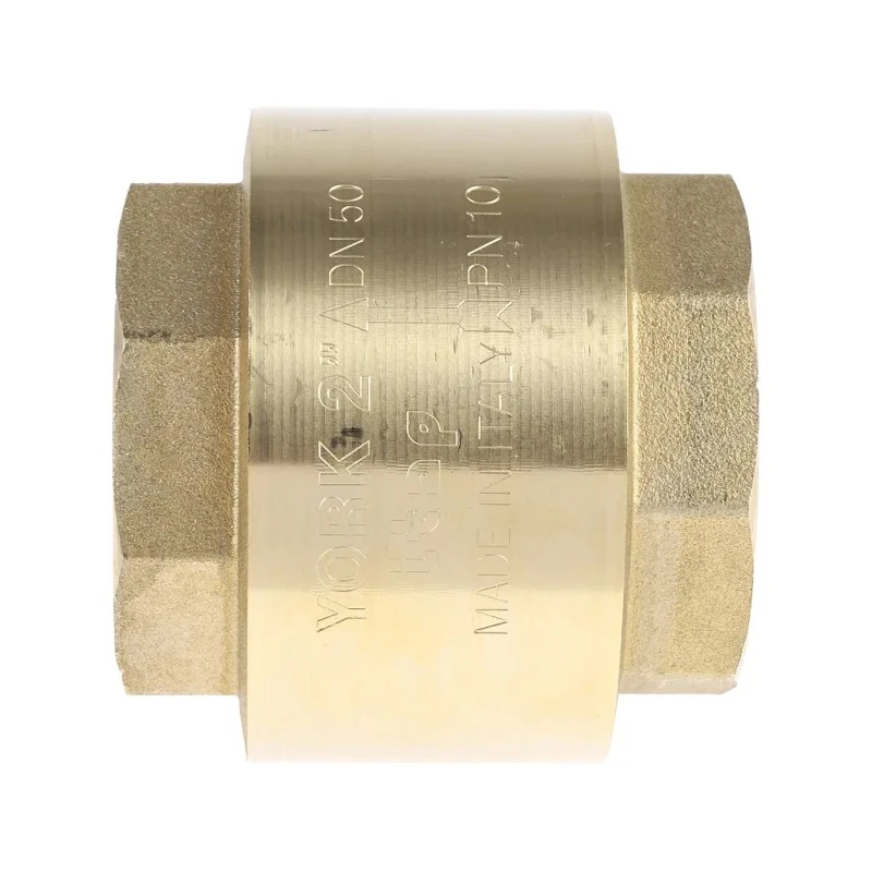 RS PRO Brass Threaded BSP Single Check Valve 2 in, 12 bar 486-233