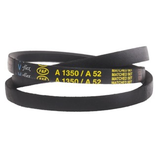 RS PRO Drive Belt, Belt Section A, Outside Length 1370 mm, Inside Length 1320 mm, Belt Width 13 mm, Belt Height 8 472-076