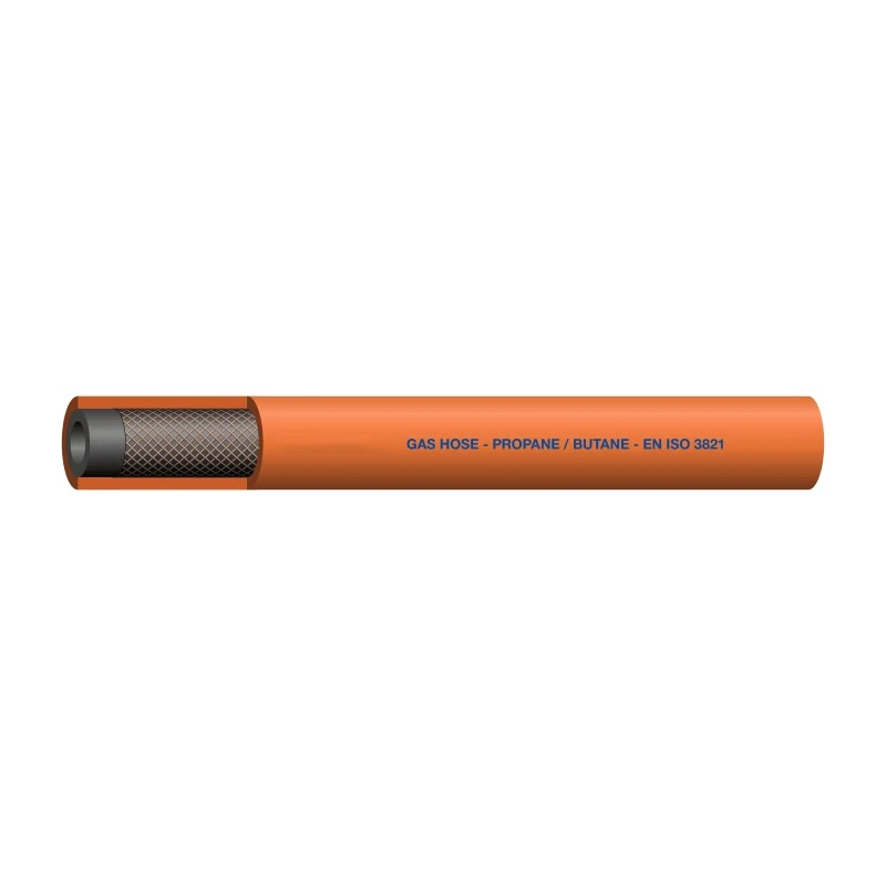 RS PRO Ethylene Propylene Diene Monomer Nitrile Rubber (NBR) Hose Pipe 6.3 mm ID 13.3 mm OD 25 m Length Orange 486-570