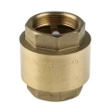 RS PRO Brass Threaded BSP Single Check Valve 1 to 1/2 in, 12 bar 486-237