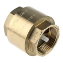 RS PRO Brass Threaded BSP Single Check Valve 1 to 1/2 in, 12 bar 486-237