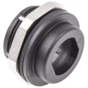 binder Circular Connector Adapter 1 Female Gold Plated Contacts Series 720 16.4mm Length 08-2434-000-001