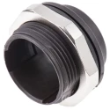 binder Circular Connector Adapter 1 Female Gold Plated Contacts Series 720 16.4mm Length 08-2434-000-001