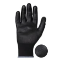 Mapa ULTRANE 548 Black Textile Work Gloves Size 9 with Polyurethane Coating 48 Gloves per Pack 548