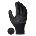 Mapa ULTRANE 548 Black Textile Work Gloves Size 9 with Polyurethane Coating 48 Gloves per Pack 548