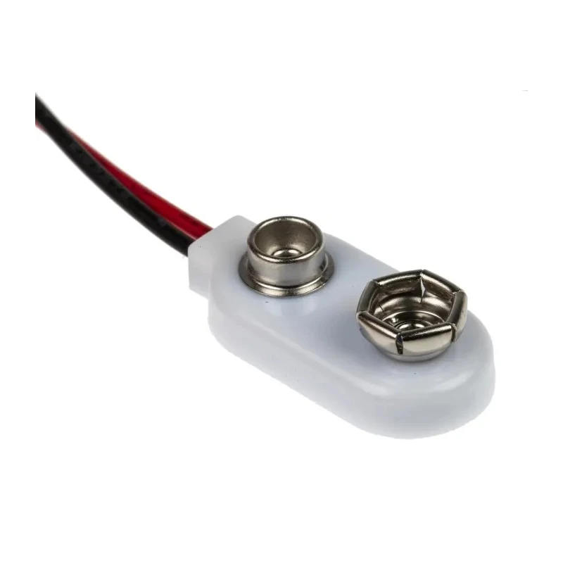 RS PRO Press Stud 9 V PP3 Battery Contact 489-021, Brass Contact, Press Stud Termination